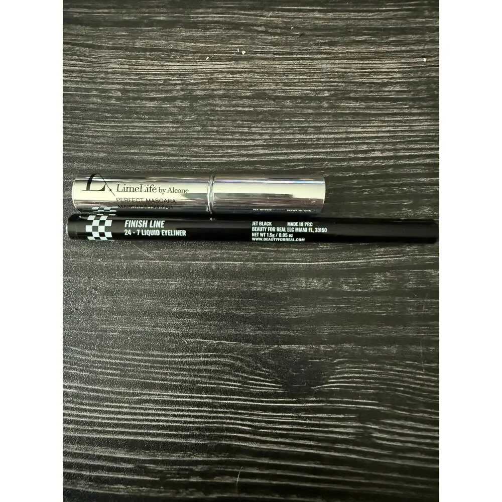 NWT LimeLife by Alcone Mascara & Finish Line Eyeliner Bundle